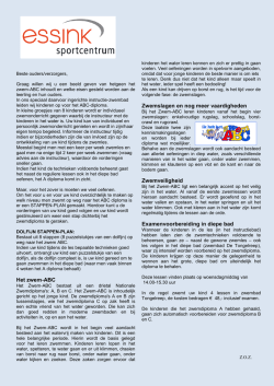 Het zwem-ABC Zwemslagen en nog meer vaardigheden