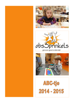 ABC-tje - OBS Sprinkels