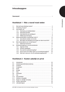 Het ABC van aftrekbare kosten voor de zelfstandig