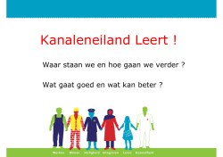 Presentatie wijkdialoog Kanaleneiland 23 juni