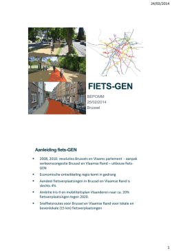 Het fietsGEN Brussel en Vlaams-Brabant