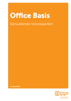 Aanvullende Voorwaarden Office Basis (PDF, 70kb)