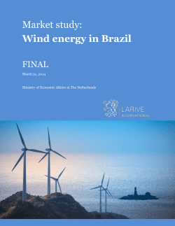 Market study: Wind energy in Brazil