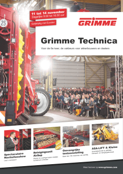 Grimme Technica 2014
