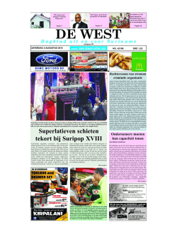 Superlatieven schieten tekort bij Suripop XVIII