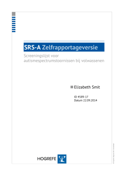 SRS-A rapport