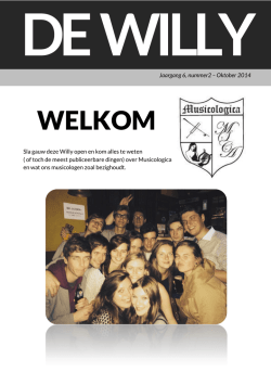 Jaargang 6, nummer 2 &mdash; november 2014