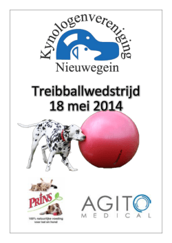 Treibball catalogus - Kynologenvereniging Nieuwegein