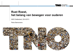 Presentatie Rust Roest, (TNO)