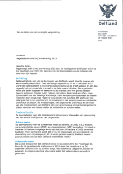4. Begeleidende brief aan de verenigde vergadering bij