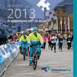 Jaarverslag 2013 - AmbulanceZorg Limburg