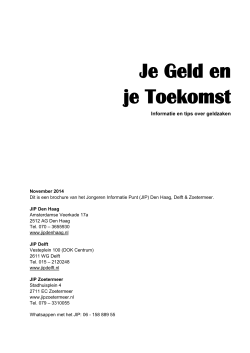 Je geld en je toekomst &ndash; gids