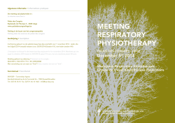 meeting respiratory physiotherapy