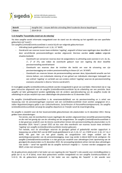 Interne Nota Kleur