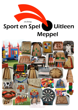 Sport en Spel Uitleen Meppel