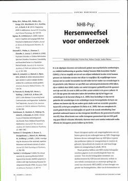 Hersenweefsel voor onderzoek - NHB-Psy