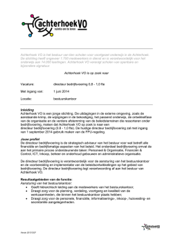 Directeur bedrijfsvoering