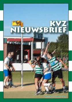 KVZ NIEUWSBRIEF - Korfbal Vereniging Zutphen