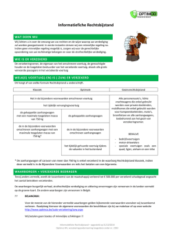 Informatiefiche Rechtsbijstand