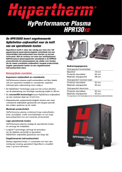 Hypertherm HPR 130 XD