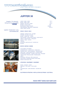 JUPITER 30 - Navi-Sell