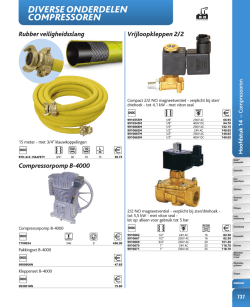 DIVERSE ONDERDELEN COMPRESSOREN