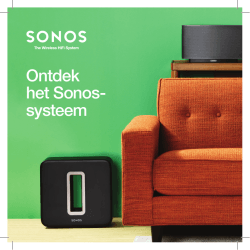 Ontdek het Sonos- systeem