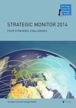STRATEGIC MONITOR 2014 - Ministerie van Defensie