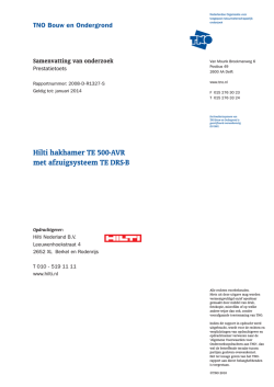Hilti hakhamer TE 500