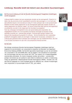 een brief aan de Tweede Kamer