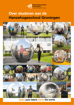 Over studeren aan de Hanzehogeschool Groningen