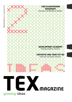TEX magazine - Texperience Center