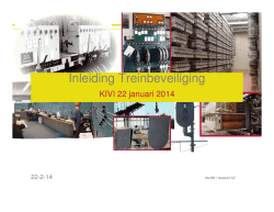 Inleiding Treinbeveiliging