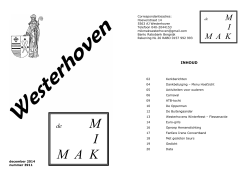MikMak december 2014 - Nummer 3911 - Westerhoven