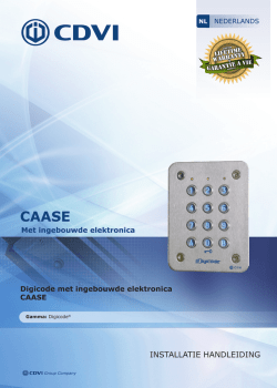 Handleiding CAASE
