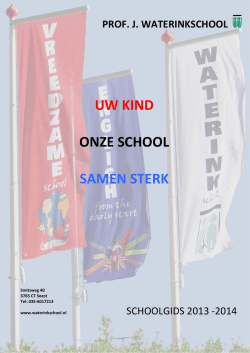 Inspectierapport 2013 - Waterinkschool, Soest