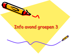 Info avond groep 4B