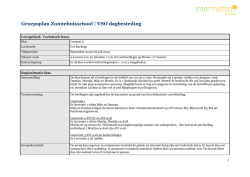 groepsplannen