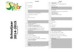 jaarkalender - kbo