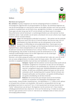 INFO groep 3 - De Wegwijzer