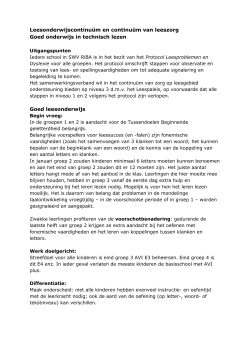 Zorgarrangement lezen en leespaleis