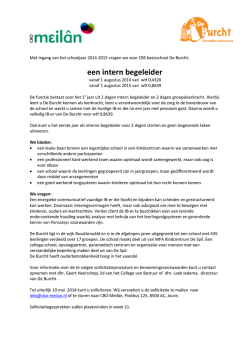 een intern begeleider - CBO