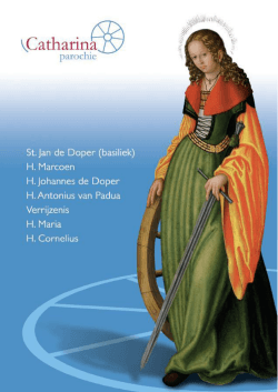 2e editie - Catharinaparochie