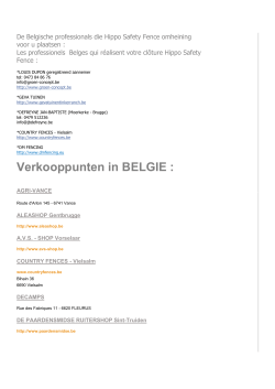 Belgische verdelers (klik hier )