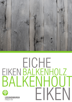 Eiken balken () - Leeuwenburgh Fineer BV
