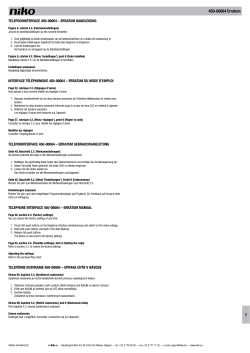 Technische handleiding - 450-00064 (pdf, 0.05 MB)
