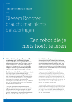 Diesem Roboter braucht man nichts beizubringen