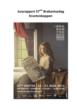 het juryrapport van de 57e Brabantsedag