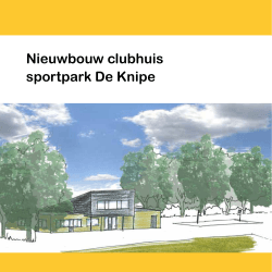 2013-114 Nieuw clubhuis sportpark De Knipe