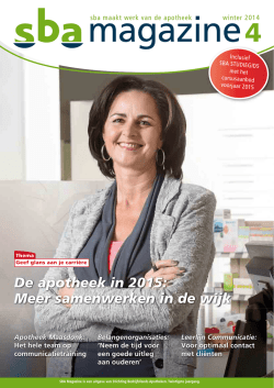 Download SBA Magazine 4, winter 2014